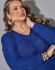 Blusa decote v pituca 065 - Royal