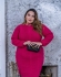Vestido colmeia manga longa modal 074 - Pink