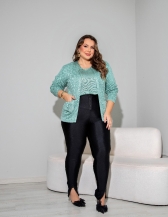 Twinset com bolso 0440 - Verde fosco