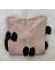 Blusa canoa lacinho de pelo 0121 - Rosa claro