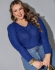 Blusa decote v pituca 065 - Royal
